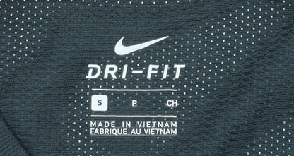 Nike Boys Blue Black Dri-Fit Short Sleeve Athletic T-Shirt Size S