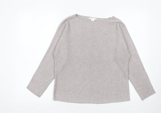 Womens UK Size XS H&M Beige Pullover Jumper
