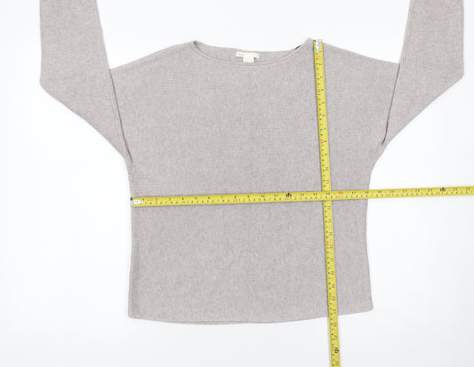 Womens UK Size XS H&M Beige Pullover Jumper
