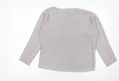 Womens UK Size XS H&M Beige Pullover Jumper