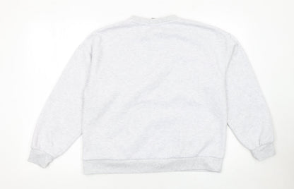 Womens UK Size 10-12 Disney Grey Pullover Sweatshirt