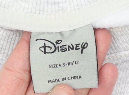 Womens UK Size 10-12 Disney Grey Pullover Sweatshirt