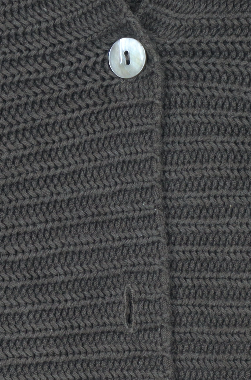 Womens UK Size 10 Betty Barclay Brown Cardigan Jumper