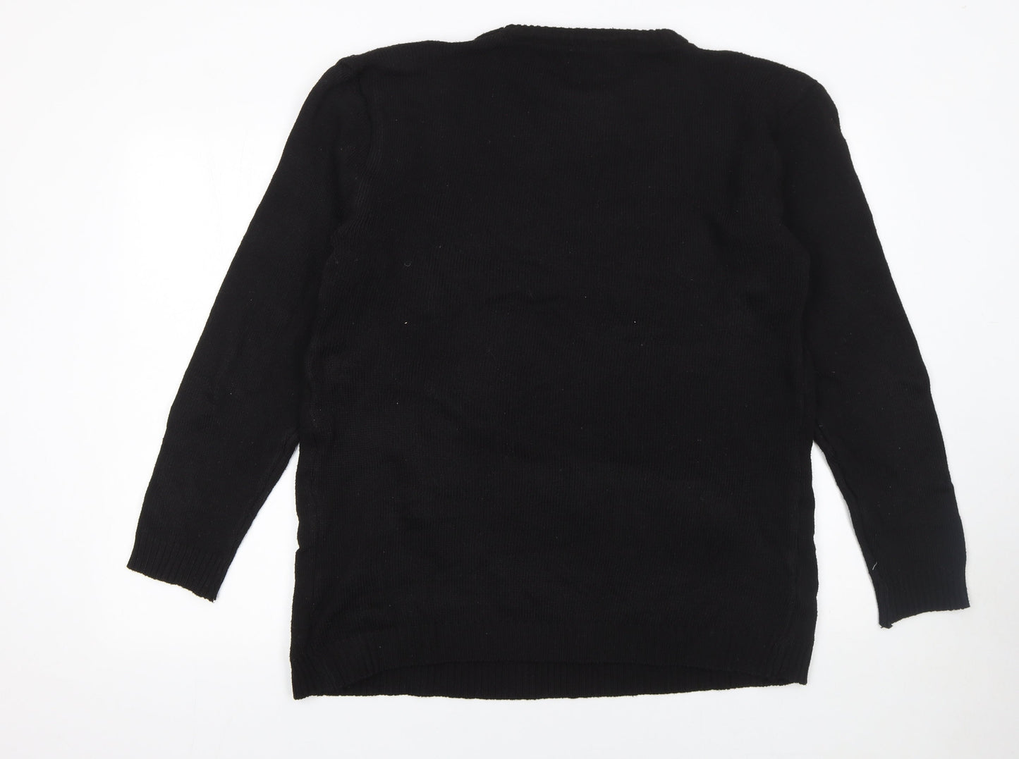 Mens UK Size XL Elizabeth Alexandra London Black Pullover Jumper