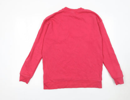 Womens UK Size 8 adidas Pink Pullover Sweatshirt