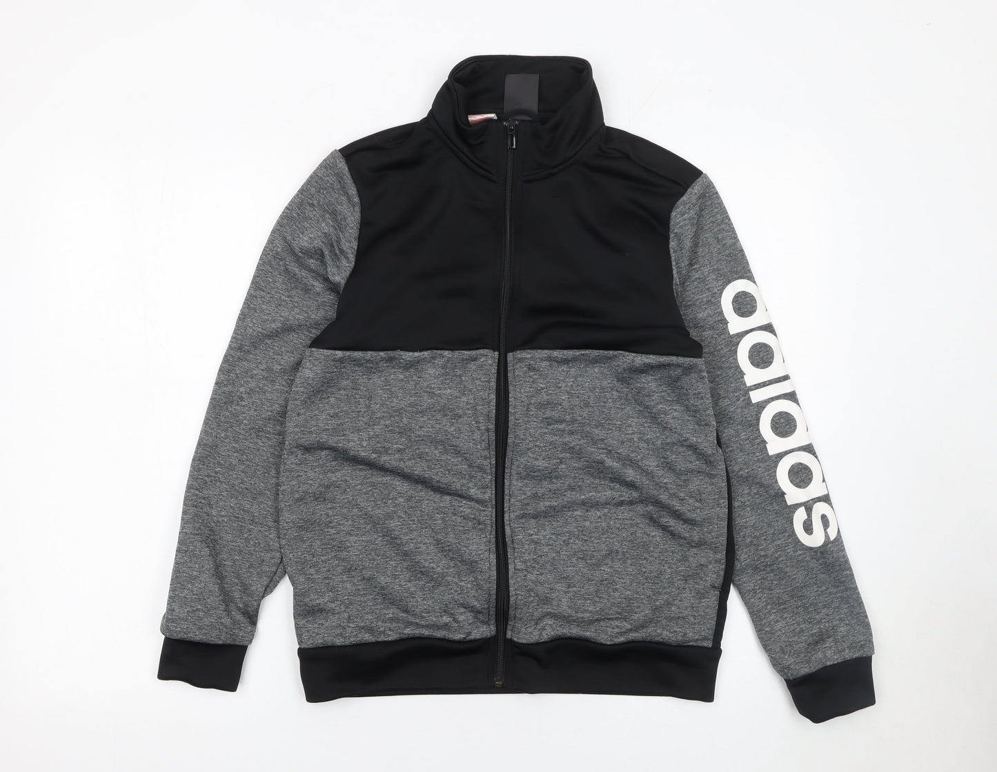 Boys UK Size 13-14 Years adidas Grey Track Jacket