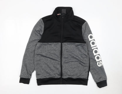 Boys UK Size 13-14 Years adidas Grey Track Jacket