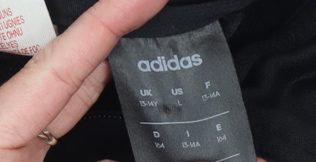 Boys UK Size 13-14 Years adidas Grey Track Jacket