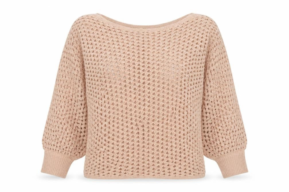 Womens UK Size 14 River Island Beige Pullover Jumper