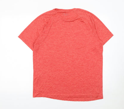 Mens UK Size L Under armour Red Running & Jogging Gym & Training CrossFit T-Shir