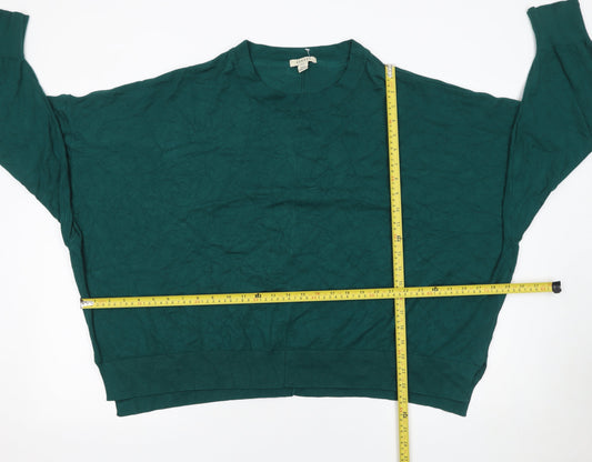 Womens UK Size 3XL Oasis Green Pullover Jumper