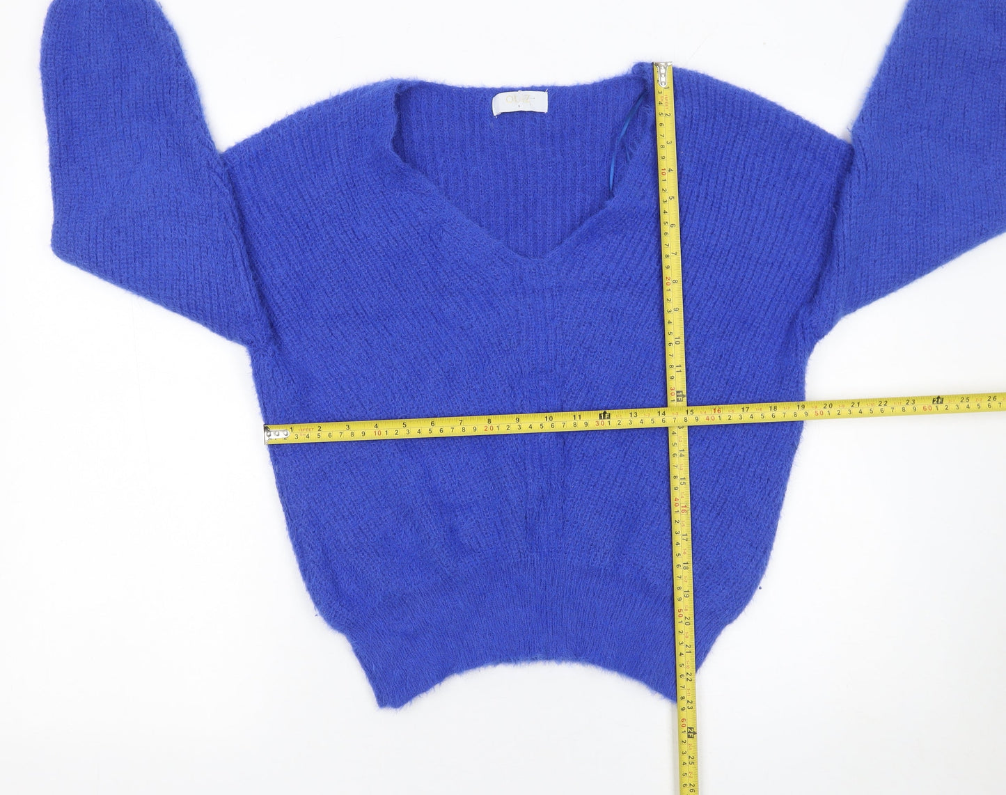 Womens UK Size S Quiz Blue Pullover Jumper
