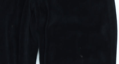 Girls UK Size 8-9 Years Pineapple Regular Fit Jogger Black Trousers