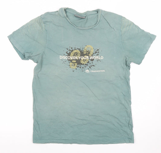 Mens UK Size S Craghoppers Green  T-Shirt