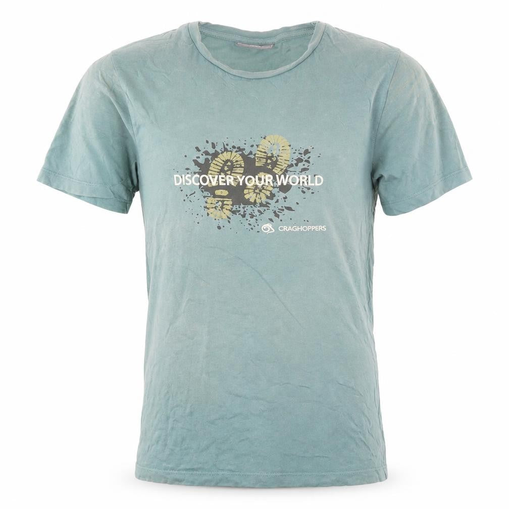 Mens UK Size S Craghoppers Green  T-Shirt