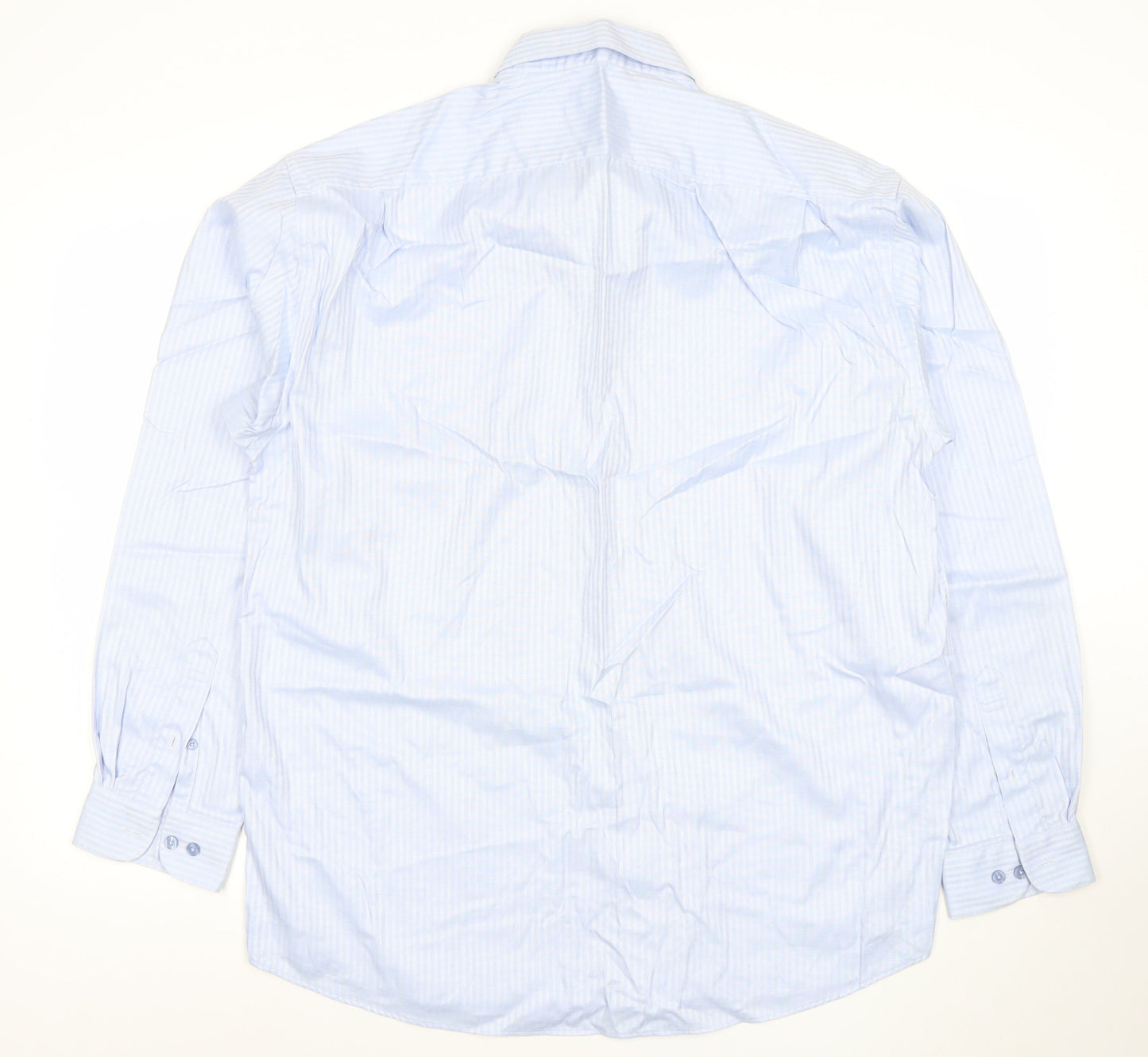 Mens UK Collar Size 2XL Carven Smart Blue  Dress Shirt