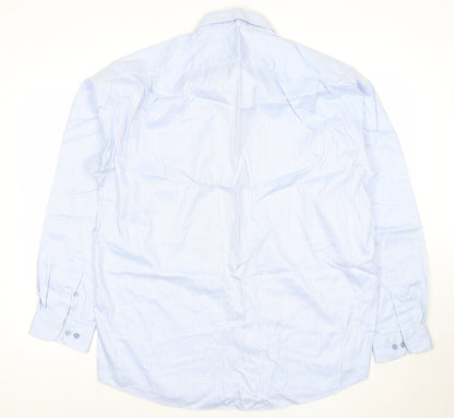 Mens UK Collar Size 2XL Carven Smart Blue  Dress Shirt