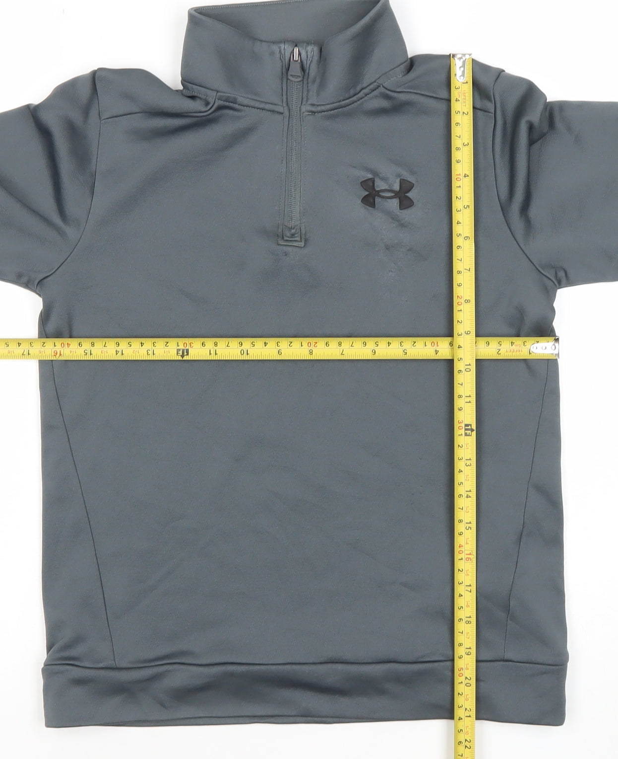 Boys UK Size M Under armour Grey Pullover Hoodie
