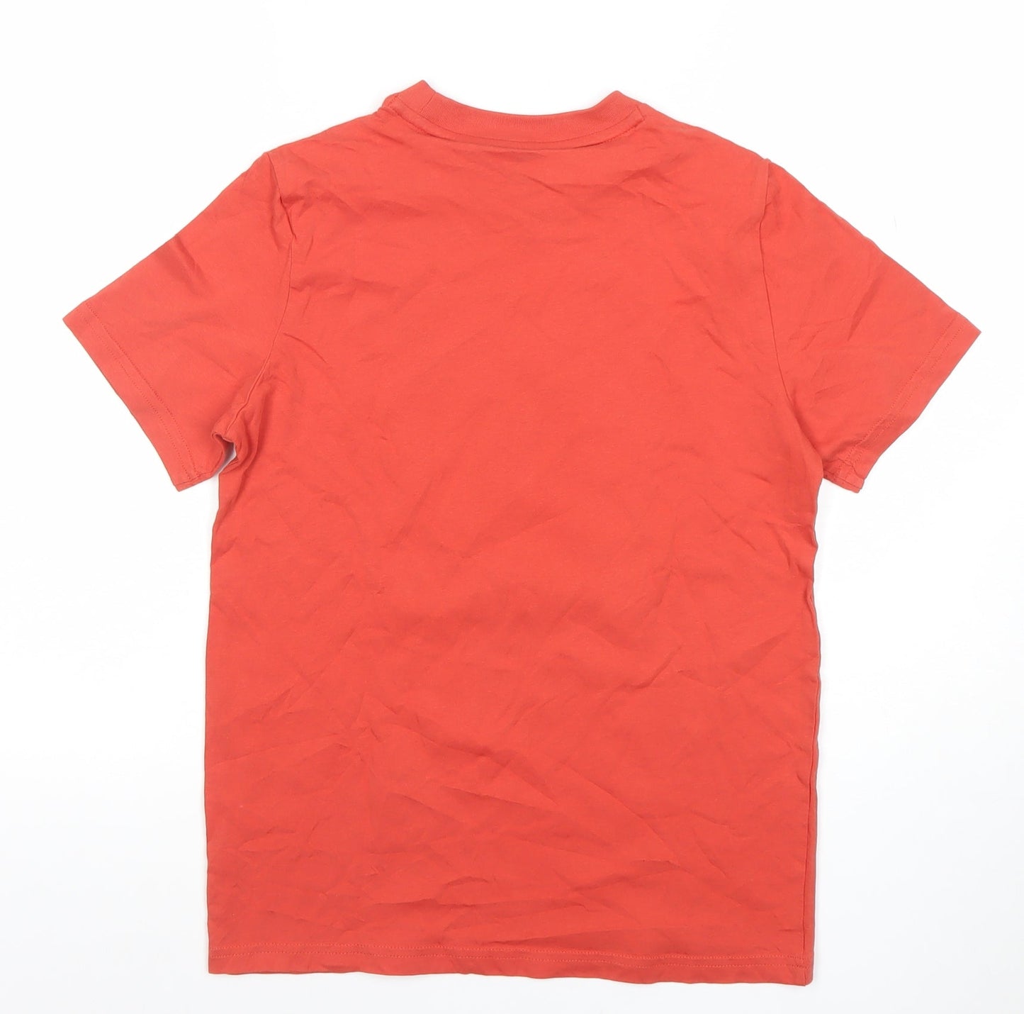Boys UK Size 13-14 Years PUMA Orange Basic Pullover T-Shirt