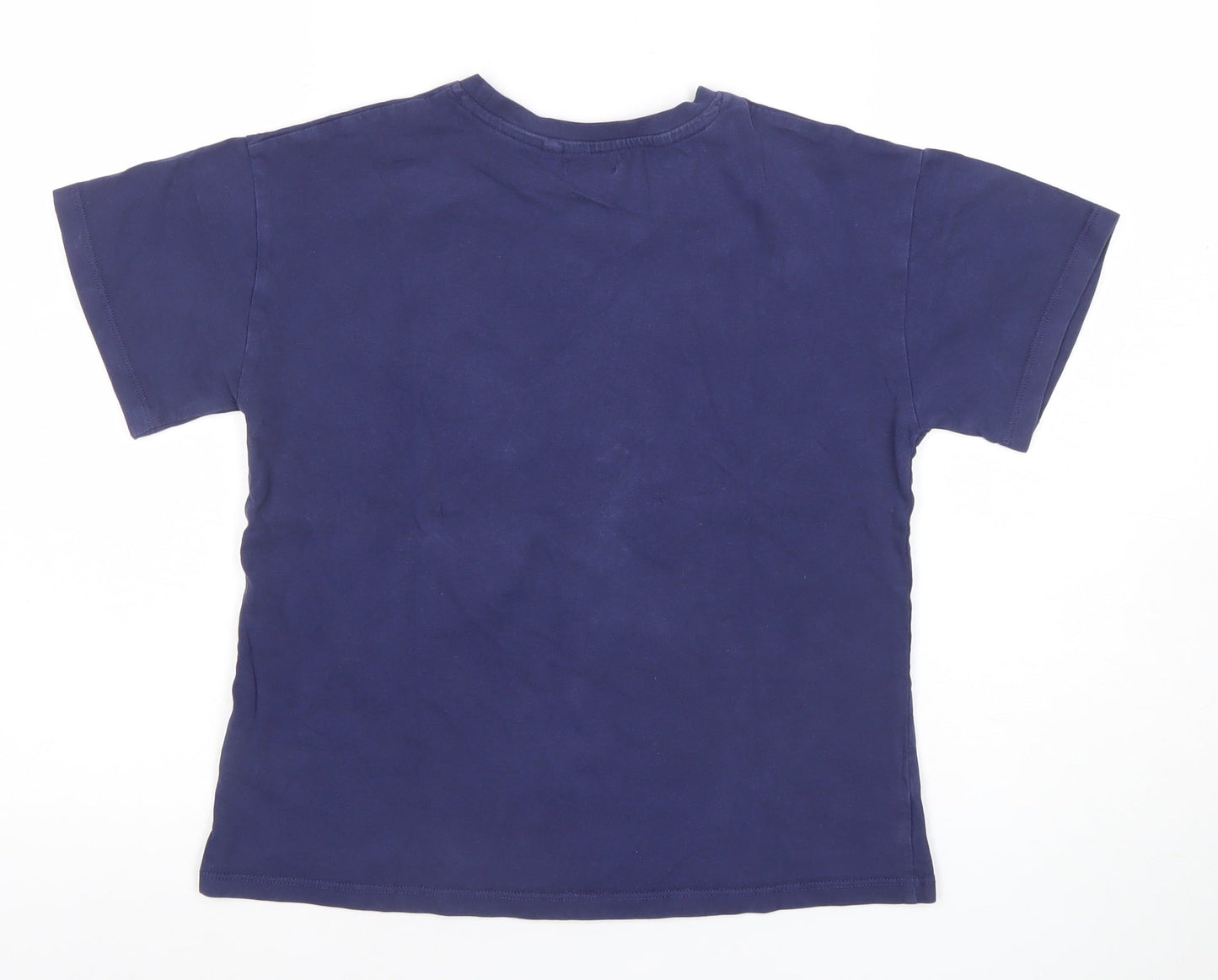 Girls UK Size 10 Years NEXT Blue Basic T-Shirt