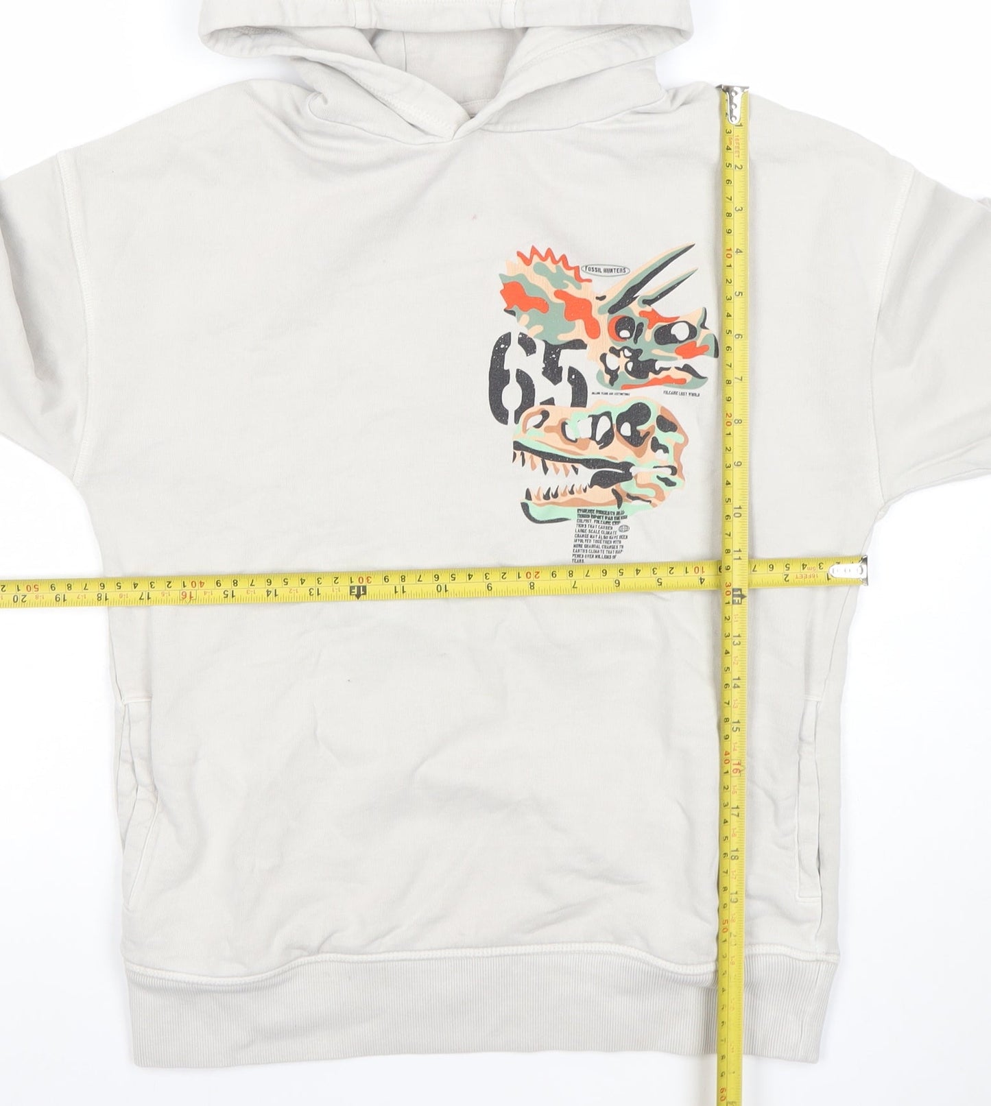 Boys UK Size 12 Years NEXT Beige Pullover Hoodie