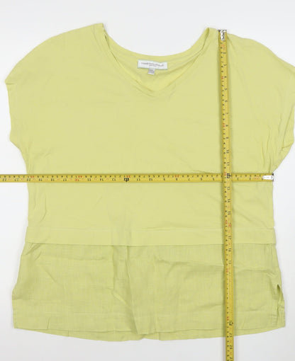 Womens UK Size M Carolyn Donnelly The Edit Green Tunic Blouse