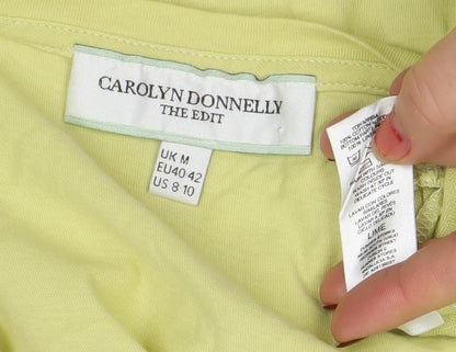 Womens UK Size M Carolyn Donnelly The Edit Green Tunic Blouse