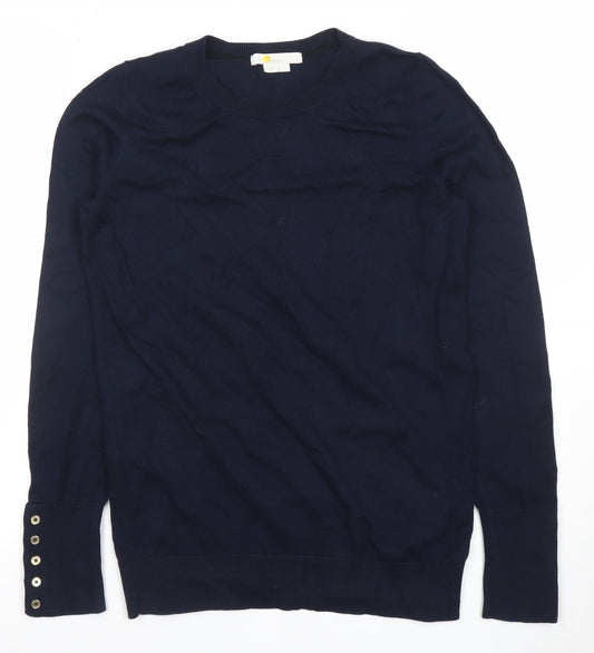 Womens UK Size S Boden Blue Pullover Jumper