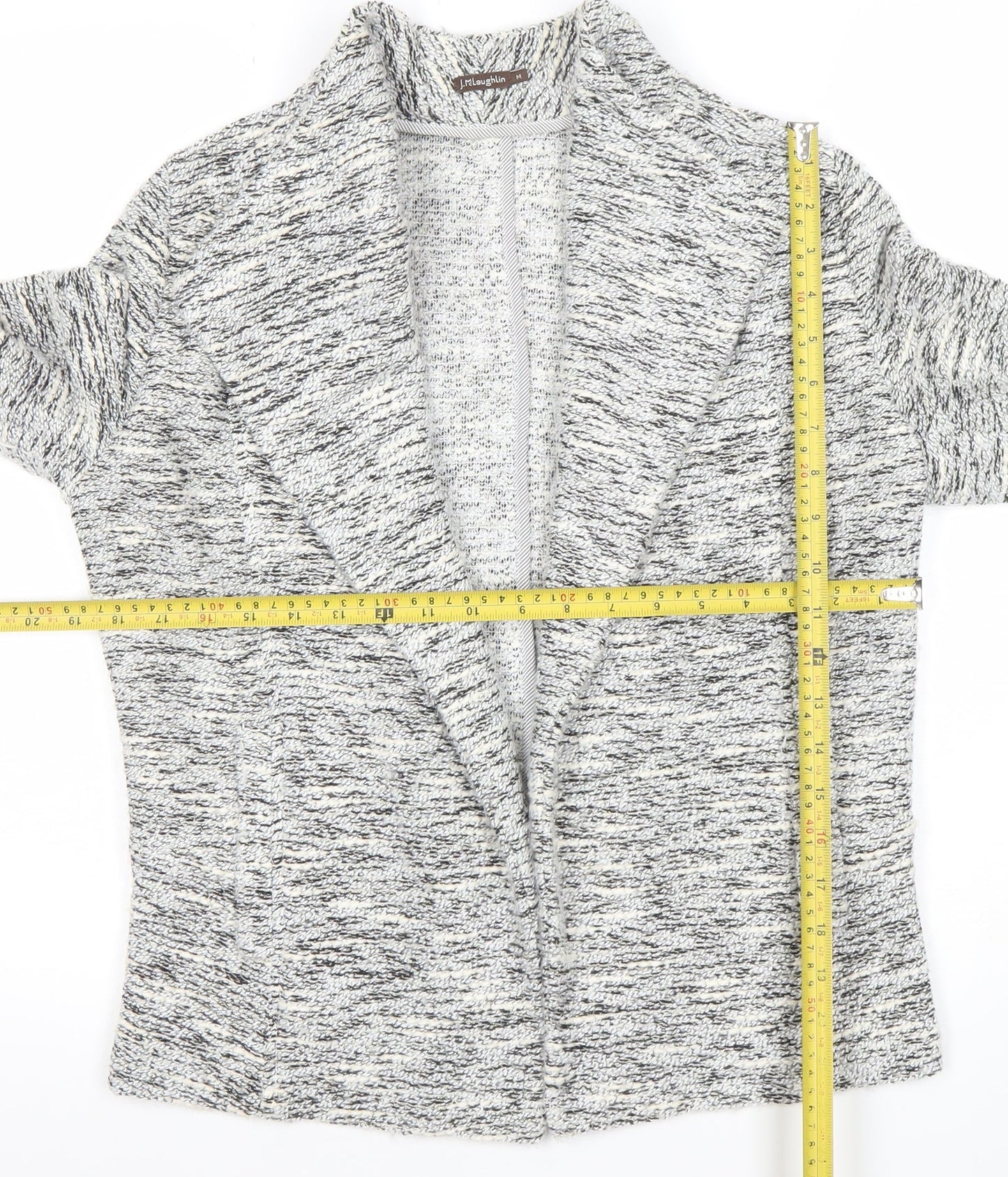 Womens UK Size M J.McLaughlin Grey Cardigan Jumper