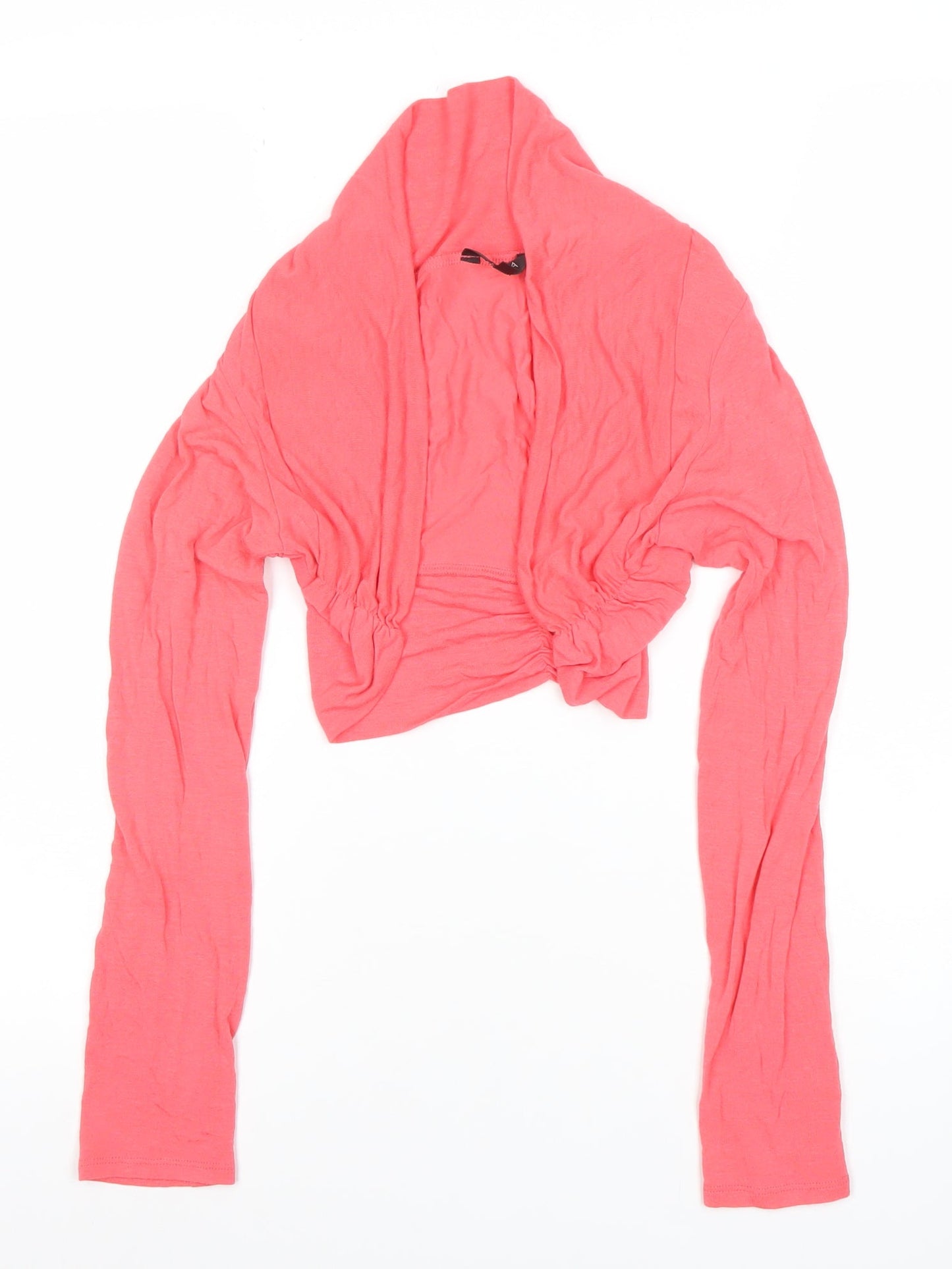 Womens UK Size 14 Savida Pink Cropped Blouse