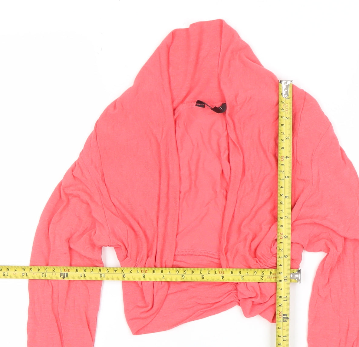 Womens UK Size 14 Savida Pink Cropped Blouse