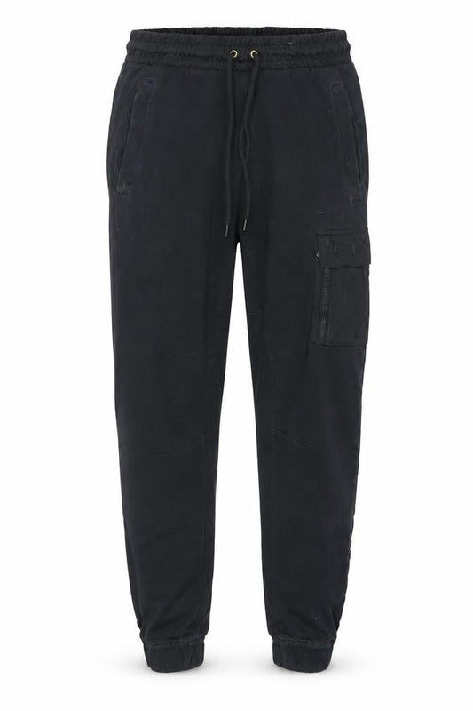 Mens UK Size S Nike Regular Fit Jogger Black Trousers