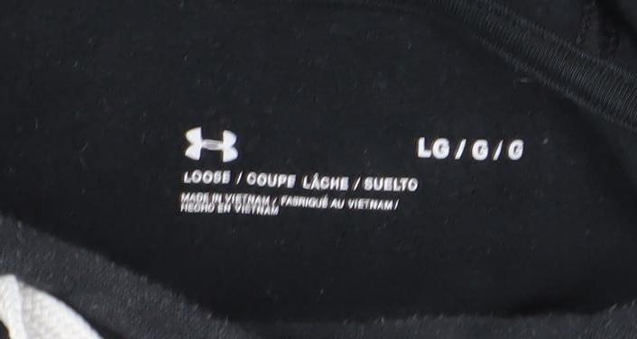 Womens UK Size L Under armour Black Pullover Hoodie