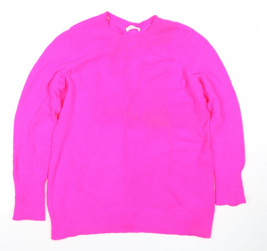Womens UK Size 14 Savida Pink Pullover Jumper
