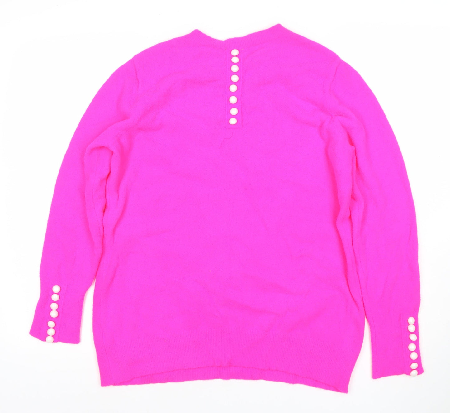 Womens UK Size 14 Savida Pink Pullover Jumper