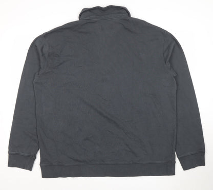 Mens UK Size XL Goodfellow & Co Grey Henley Sweatshirt