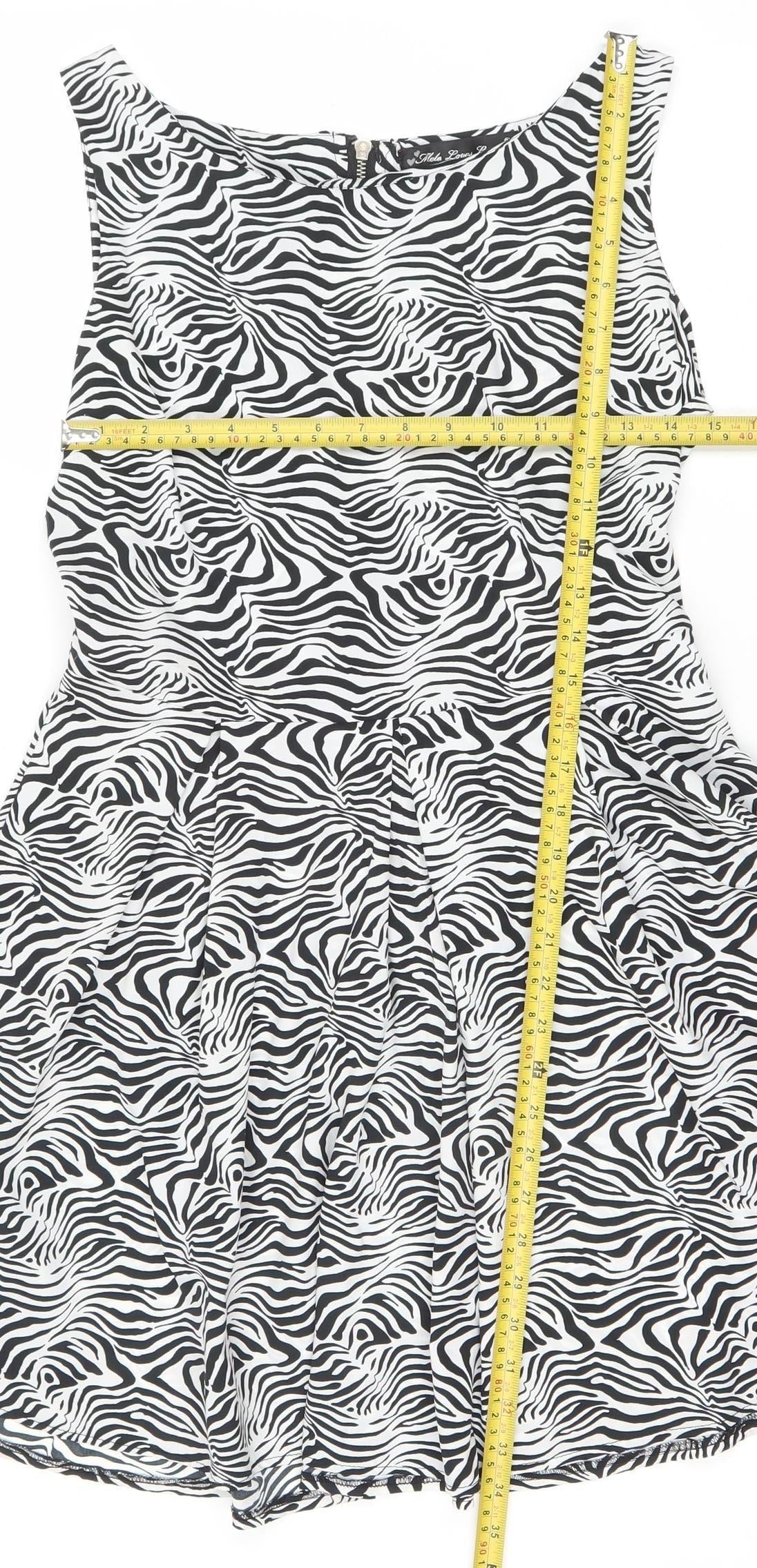 Womens UK Size 12 Mela Loves London Fit & Flare Dress