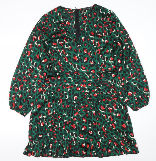 Womens UK Size 12 Quiz Wrap Dress