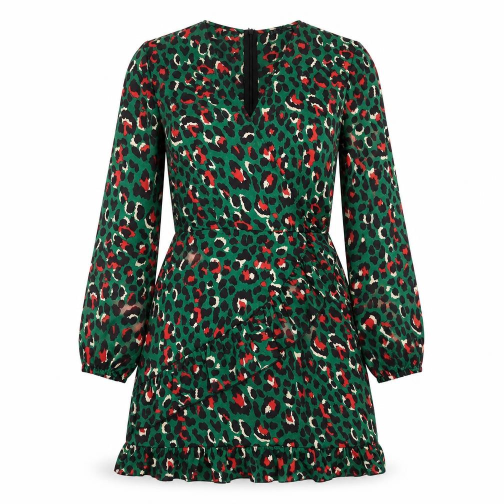Womens UK Size 12 Quiz Wrap Dress