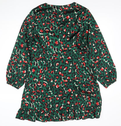 Womens UK Size 12 Quiz Wrap Dress