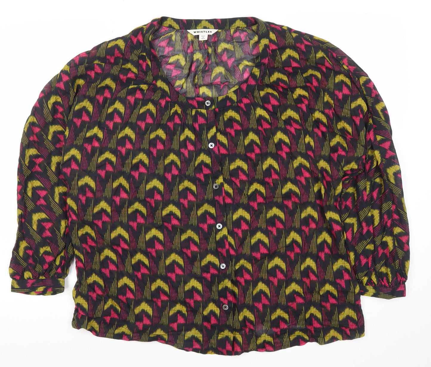 Womens UK Size 16 Whistles Multicoloured Tunic Blouse