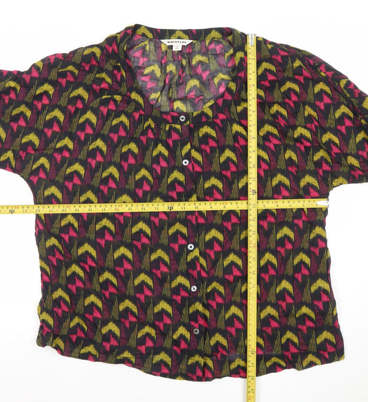 Womens UK Size 16 Whistles Multicoloured Tunic Blouse