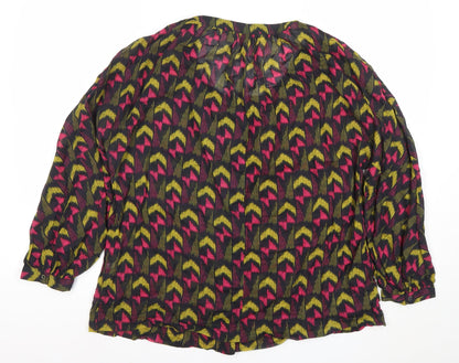 Womens UK Size 16 Whistles Multicoloured Tunic Blouse