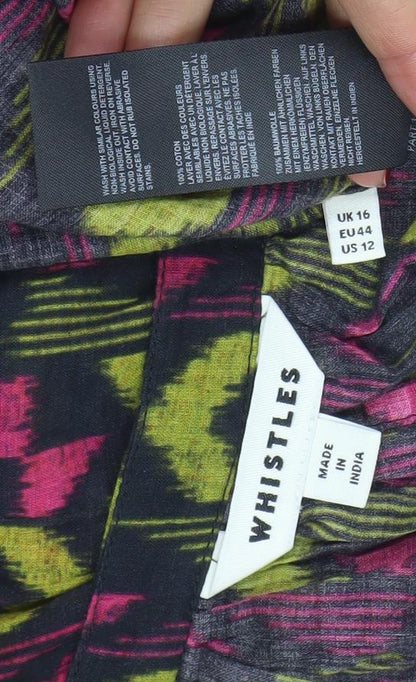 Womens UK Size 16 Whistles Multicoloured Tunic Blouse