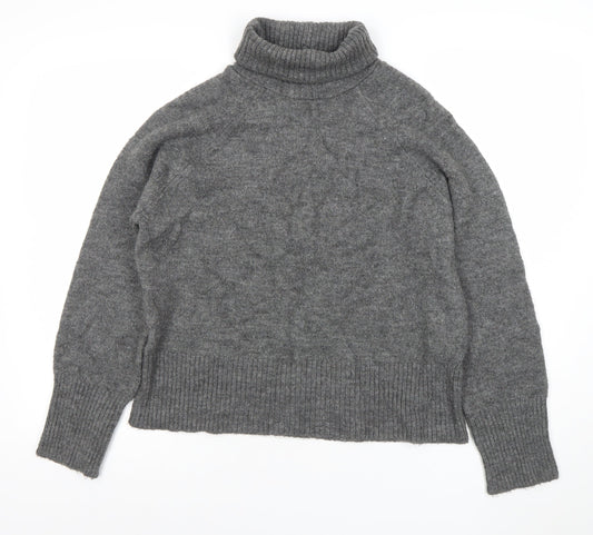 Womens UK Size M Zara Grey Pullover Jumper