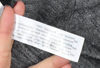 Womens UK Size M Zara Grey Pullover Jumper