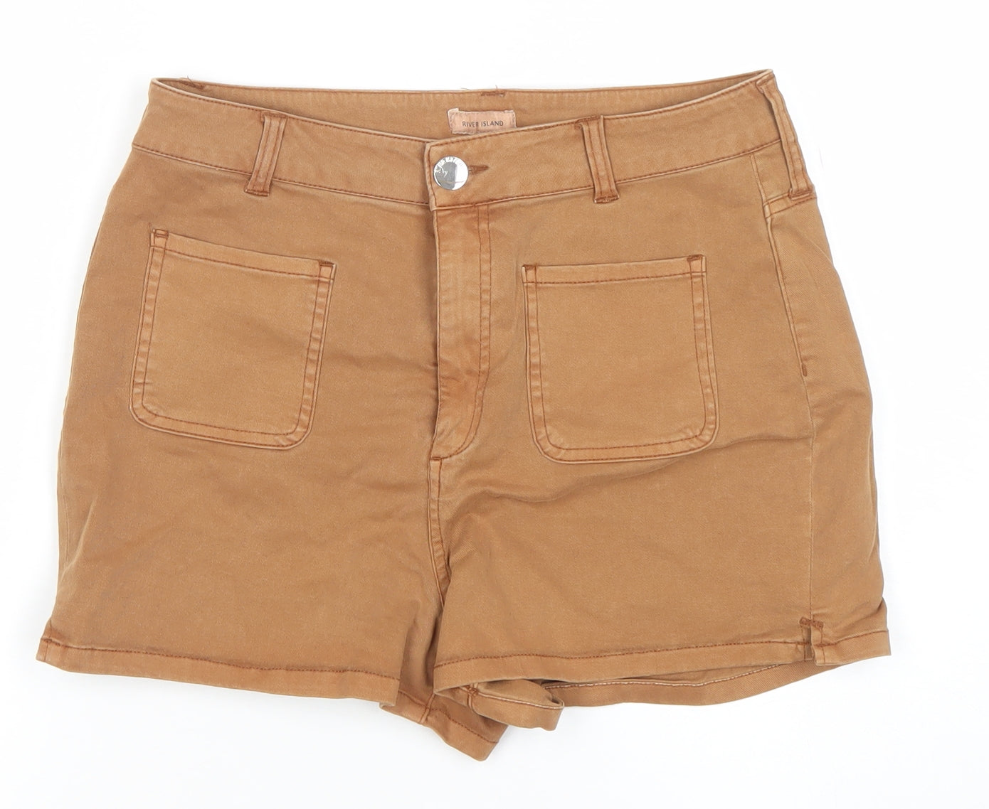 Womens UK Size 14 River Island Regular Fit Chino Shorts
