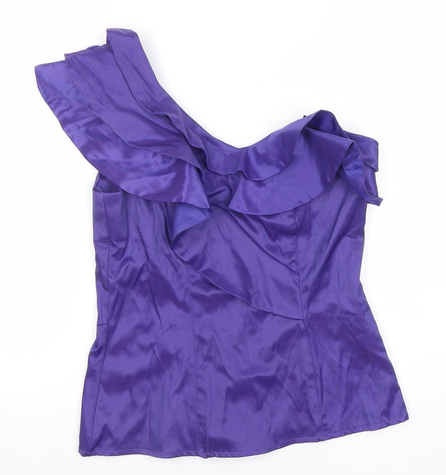 Womens UK Size 12 River Island Purple Camisole Blouse