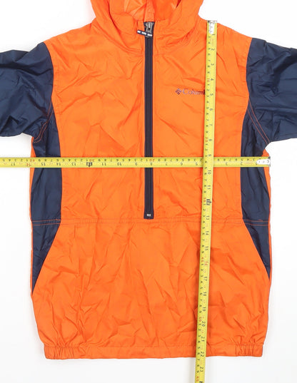 Boys UK Size 10-12 Years Columbia Orange Windbreaker Coat