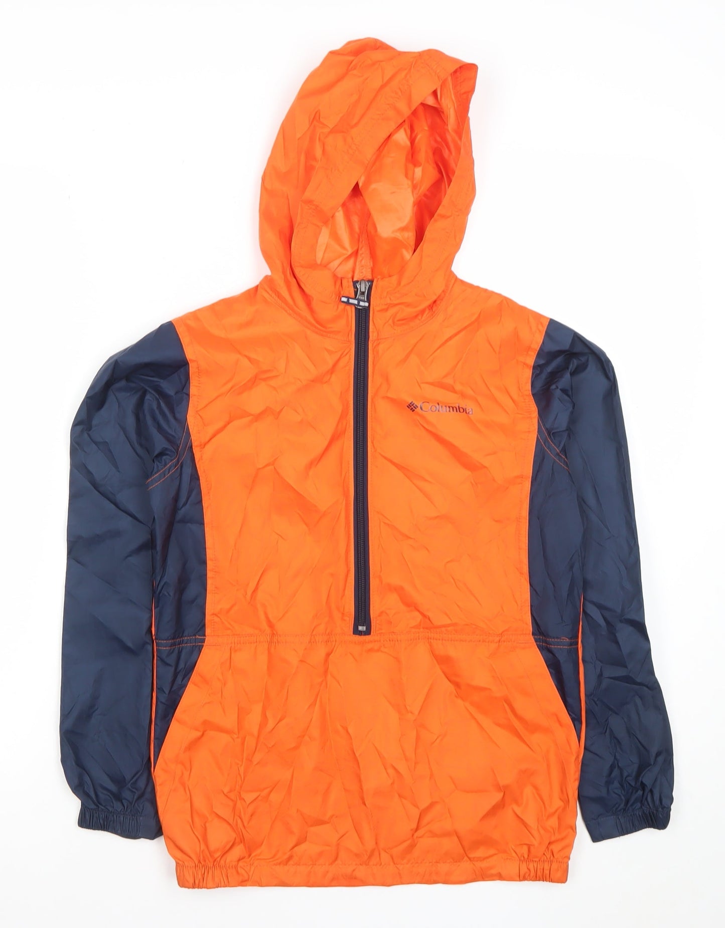 Boys UK Size 10-12 Years Columbia Orange Windbreaker Coat